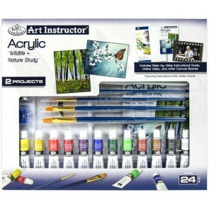 Set di colori Royal & Langnickel Art Instructor 24 Pezzi Multicolore