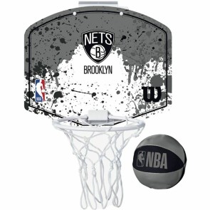 Cestello da Basket Wilson Brooklyn Nets Mini Grigio