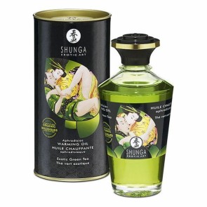 Olio per Massaggio Erotico Shunga CC812100 Tè Verde (100 ml)