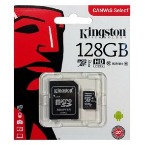Scheda Di Memoria Micro SD con Adattatore Kingston SDCS2/128GB exFAT 128 GB