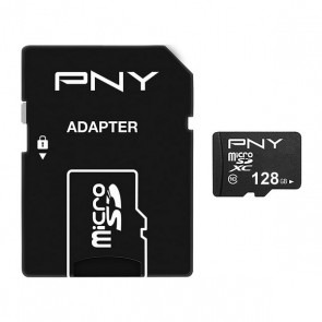 Scheda Di Memoria Micro SD con Adattatore PNY Performance Plus C10
