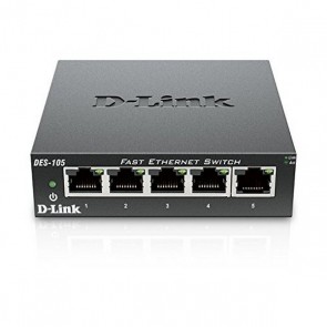 Router da Tavolo D-Link DES-105 LAN Nero