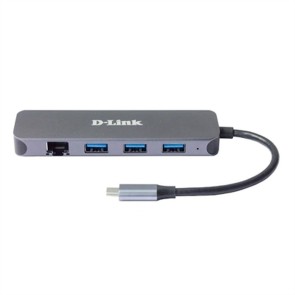 Hub USB D-Link DUB-2334 Grigio