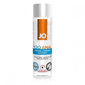 Lubrificante H2O Anale Effetto Caldo 120 ml System Jo 40110