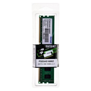 Memoria RAM Patriot Memory PC3-12800 CL9 4 GB