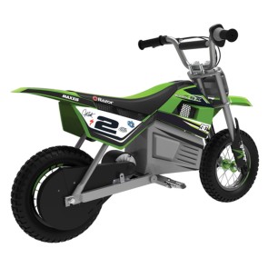 Scooter elettrico per bambini Razor Dirt Rocket SX350 McGrath Bianco Nero Verde Grigio