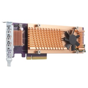 Scheda PCI SSD M.2 Qnap QM2-4P-384