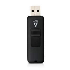 Scheda Di Memoria Micro SD con Adattatore V7 VF24GAR-3E           Nero 4 GB