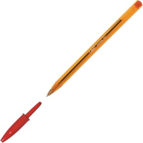 Penna Bic Cristal Fine Rosso 0,3 mm (50 Unità)