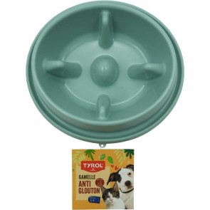 Ciotola ad Alimentazione Lenta per Animali Domestici Tyrol Azzurro Plastica Ø 20 cm 950 ml