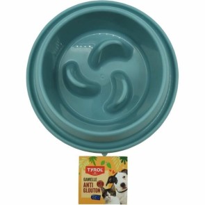 Ciotola ad Alimentazione Lenta per Animali Domestici Tyrol Azzurro Plastica Ø 30 cm 2 L