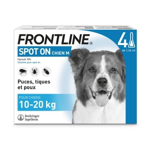 Anti-parassiti Frontline Cane 10-20 Kg 1,34 ml 4 Unità