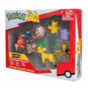 Personaggi d'Azione Pokémon Pikachu, Sneasel, Magikarp, Abra, Rockruff, Ditto, Bayleef & Jigglypuff