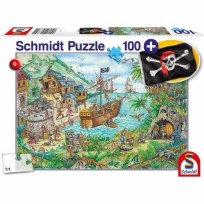 Puzzle Schmidt Spiele In the Pirate Bay Bandiera 100 Pezzi