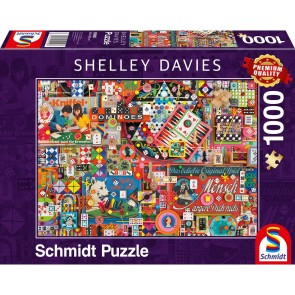 Puzzle Schmidt Spiele Vintage Board Games (1000 Pezzi)