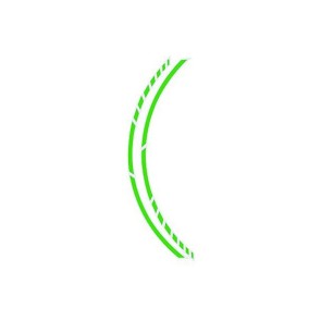 Adesivo per Pneumatici Foliatec 34444 Verde 6 mm