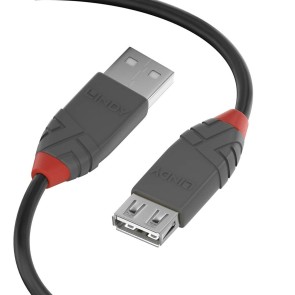 Cavo USB LINDY 36701 Nero 50 cm (1 Unità)