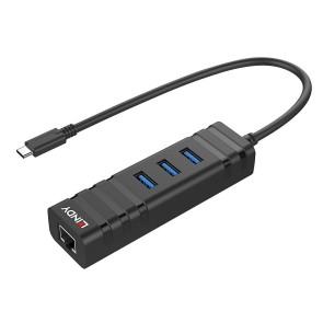 Hub USB LINDY Nero