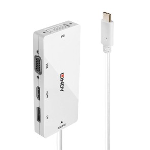 Hub USB LINDY 43279 Bianco (1 Unità)
