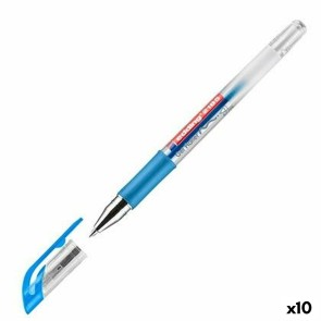 Penna Roller Edding 2185 Azzurro 0,7 mm (10 Unità)