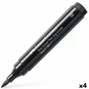 Penna Faber-Castell Pitt Artist Pennello Nero 4 Unità