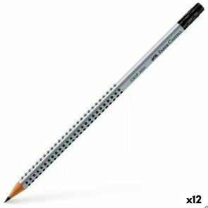 Matita con Gomma da Cancellare Faber-Castell Grip 2001 Ecologico HB (12 Unità)