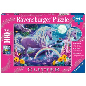 Puzzle Ravensburger 12980 Unicorno Porporina XXL 100 Pezzi