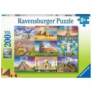 Puzzle Ravensburger 13290 XXL Monumentos del mundo 200 Pezzi