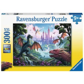 Puzzle Ravensburger 13356 The Dragon's Wrath XXL 300 Pezzi