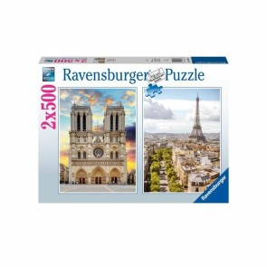 Puzzle Ravensburger Paris & Notre Dame 2 x 500 Pezzi