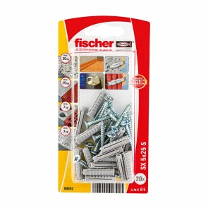 Dadi e viti Fischer Dadi e viti 20 Pezzi (5 x 25 mm)