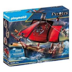 Playset Pirates- Skull Pirate Ship Playmobil 70411 (132 pcs