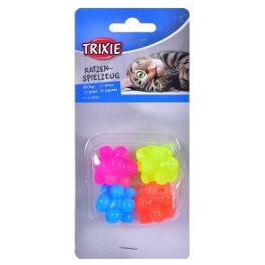 Giocattoli per cani Trixie Bubble Multicolore Multi Gomma Caucciù Plastica Interno/Esterno (4 Unità)