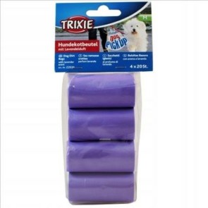 Sacchetto per rifiuti Trixie 22839 Viola Porpora Plastica (80 Pezzi)