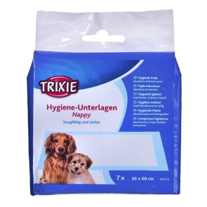 Tappetini Igienici per Cani Trixie 23410 30 x 50 cm 7 Unità Azzurro Bianco (7 Pezzi)
