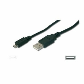 Cavo Micro USB Digitus A/micro-B, 3m Nero 3 m