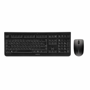 Tastiera e Mouse Wireless Cherry JD-0710ES-2 Nero Qwerty in Spagnolo QWERTY