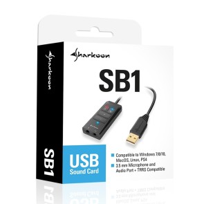 Scheda audio USB Sharkoon SB1