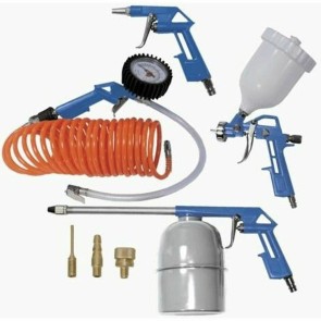 Kit di accessori per compressori d'aria Scheppach 8 Pezzi