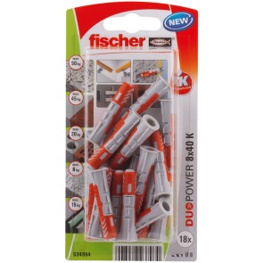 Tacchetti Fischer DuoPower 534994 8 x 40 mm Nylon (18 Unità)