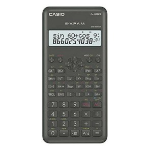 Calcolatrice scientifica Casio FX-82 MS2 Nero Grigio scuro Plastica