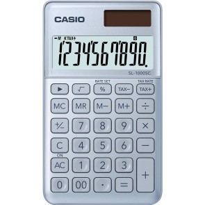Calcolatrice Casio SL-1000SC Nero Metallo