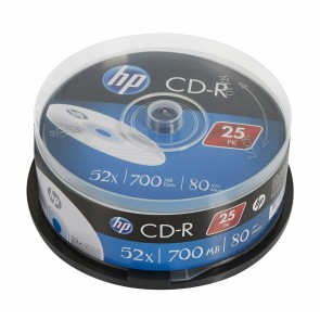 CD-R HP 25 Unità 700 MB 52x