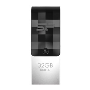 Memoria USB Silicon Power Mobile C31 Nero/Argentato 32 GB