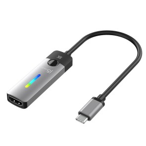 Adattatore USB-C con HDMI j5create JCA157-N Nero Grigio 10 cm