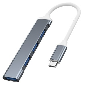 Hub USB Vakoss TC-4125X Argentato