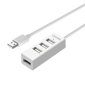 Hub USB 3 Porte Unitek Y-2146 Bianco