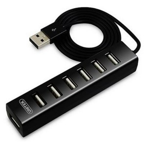 Hub USB 7 Porte Unitek Y-2160 Nero