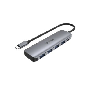 Hub USB Unitek P5+ Grigio