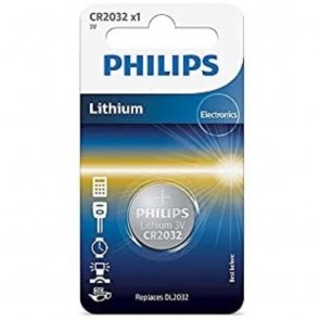 Batterie a Bottone a Litio Philips CR2032